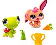 Littlest Pet Shop 2 figurky – Želva a Růžový králík