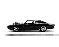 Rychle a zběsile – kovové auto 1970 Dodge Charger 1:24