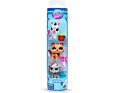 Littlest Pet Shop 3 figurky v tubě – Lev, Zebra, Opička