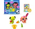Littlest Pet Shop 2 figurky – Želva a Růžový králík