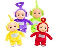 Teletubbies balení 4 plyšáků se zvuky 25 cm