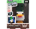 Minecraft lampička Chicken Jockey, svítící figurka 12 cm
