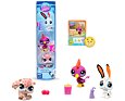Littlest Pet Shop 3 figurky v tubě – Datel, Králíček, Veverka