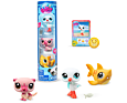 Littlest Pet Shop 3 figurky v tubě – Racek, Vydra, Žralok