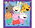 Prasátko Peppa Puzzle 3 x 49 dílků