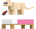 Minecraft figurka Perská kočka
