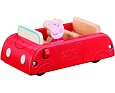 Prasátko Peppa dřevěné červené auto