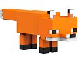 Minecraft figurka Liška