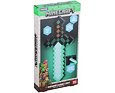 Minecraft svítící diamantový meč – 3 světelné režimy, 40 cm, na zeď i stůl