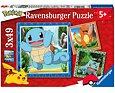 Pokémon Puzzle 3 x 49 dílků