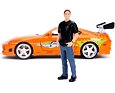Rychle a zběsile – auto 1995 Toyota Supra s figurkou