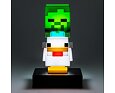 Minecraft lampička Chicken Jockey, svítící figurka 12 cm