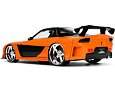 Rychle a zběsile – auto 1997 Mazda RX7 s figurkou