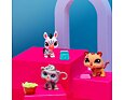 Littlest Pet Shop 3 figurky v tubě – Lev, Zebra, Opička