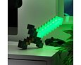 Minecraft – Svítící diamantový meč se 3 světelnými režimy a držákem na zeď